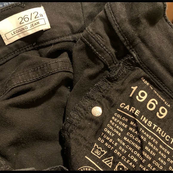 Gap legging jean in black size 26 / 2 - Picture 5 of 8